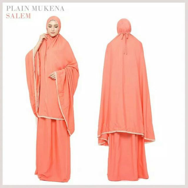 PLAIN MUKENA SALEM MUKENA KATUN RAYON. MUKENA TAZKIA MUKENA TAZBIA