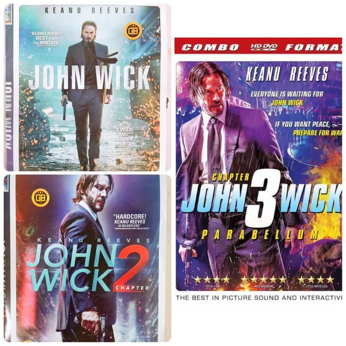 New Movie Kaset Dvd Film John Wick Shopee Indonesia