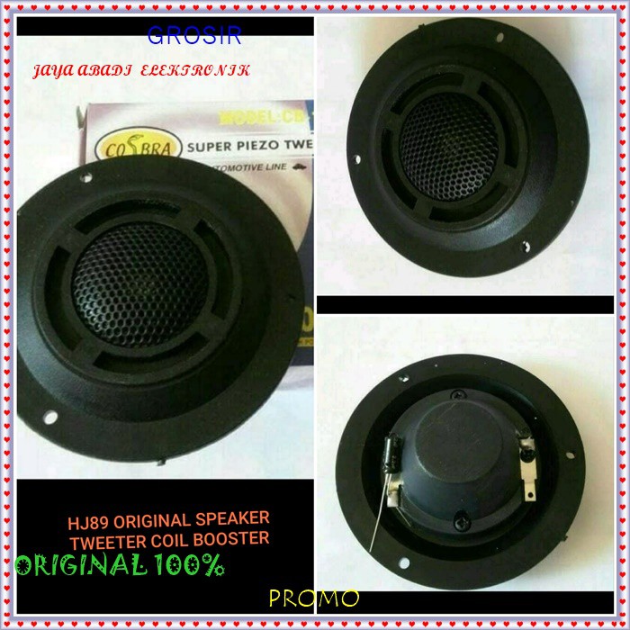 Jual Speaker Tweeter Cobra Piezo Original Piezzo Super Speaker Mini