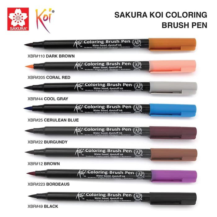 

[ART SUPPLY] Sakura Koi Colouring Brush Pen