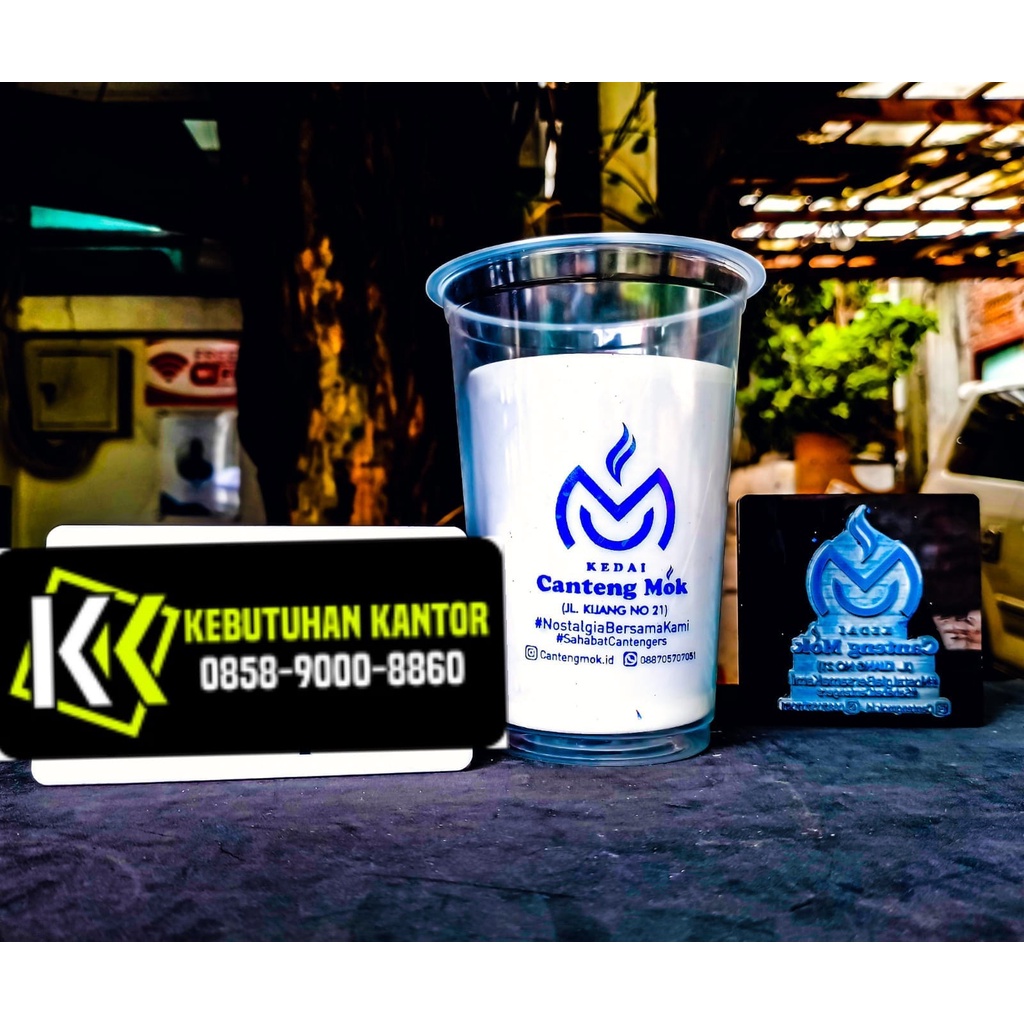 

Jual stempel gelas plastik ES Teh stempel gelas plastik minuman