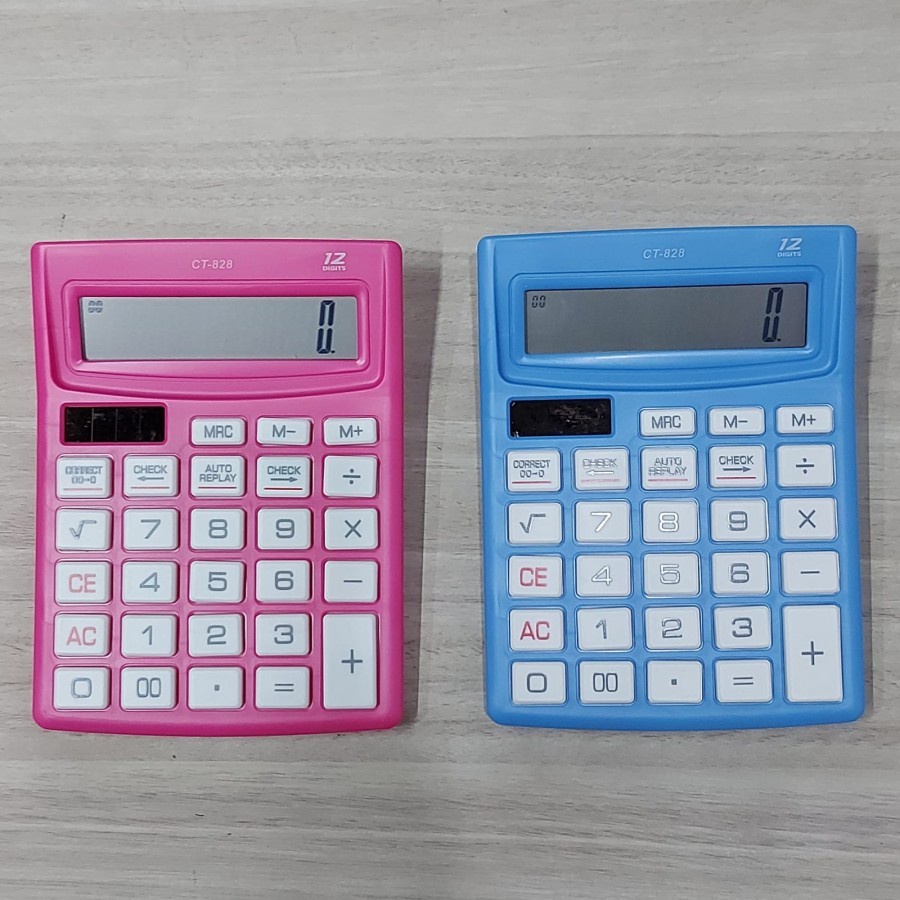 

Kalkulator 828 Warna Check Correct / Calculator CT 828 12Digit