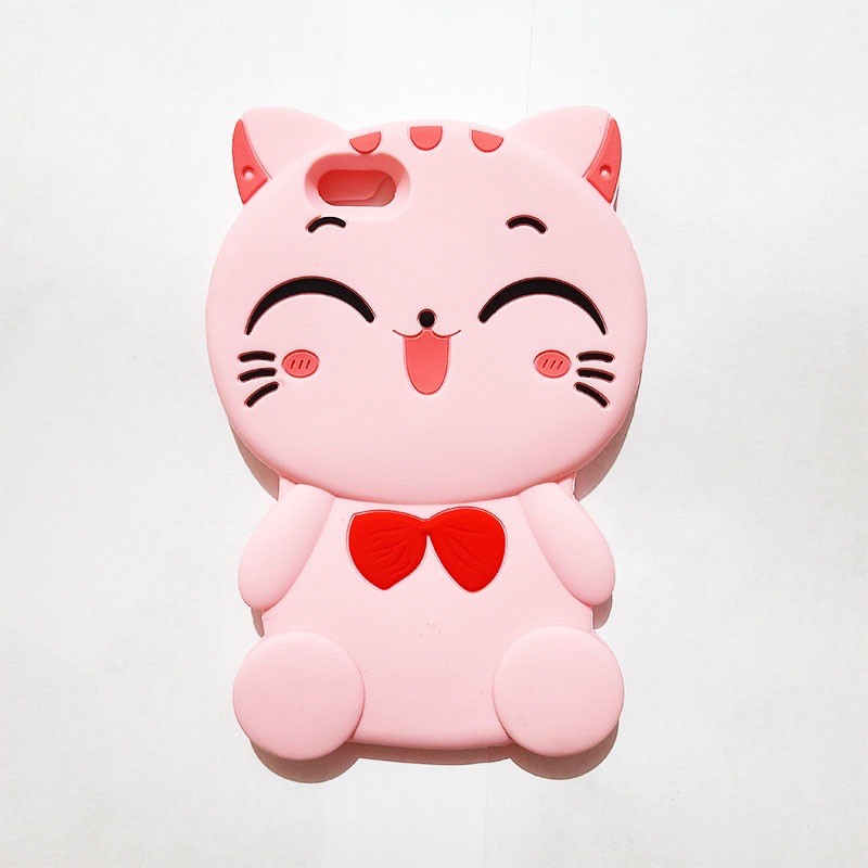 Silikon 3D karakter IPHONE 7 PLUS silikon tebal karakter lucu / case anak anak warna biru / pelindung hp