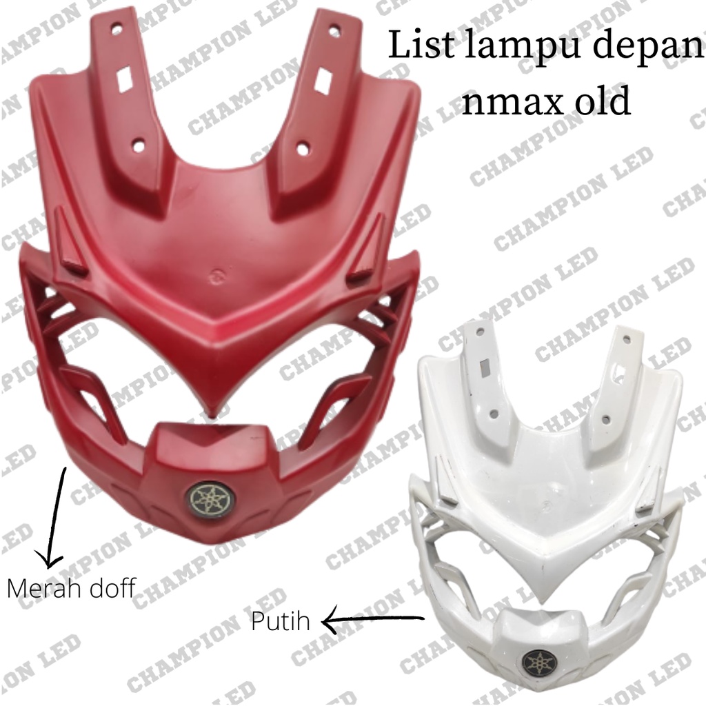 LIST TUTUP LAMPU COVER DEPAN HEADLAMP TOPENG LAMPU NMAX TRANSFORMER
