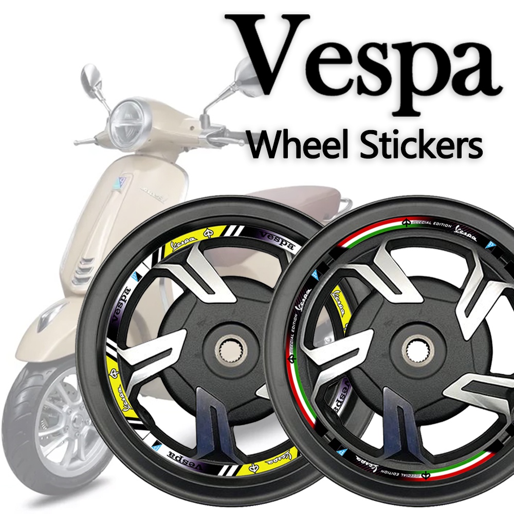 vespa Stiker Roda reflektif Sepeda motor Stiker Untuk PIAGGIO GTS300 Sprint 150 300