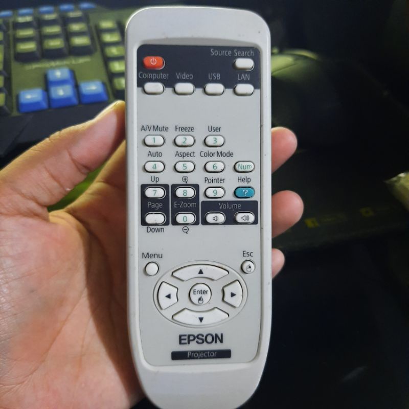 REMOTE REMOT PROYEKTOR PROJECTOR EPSON 151944201 ORIGINAL ASLI