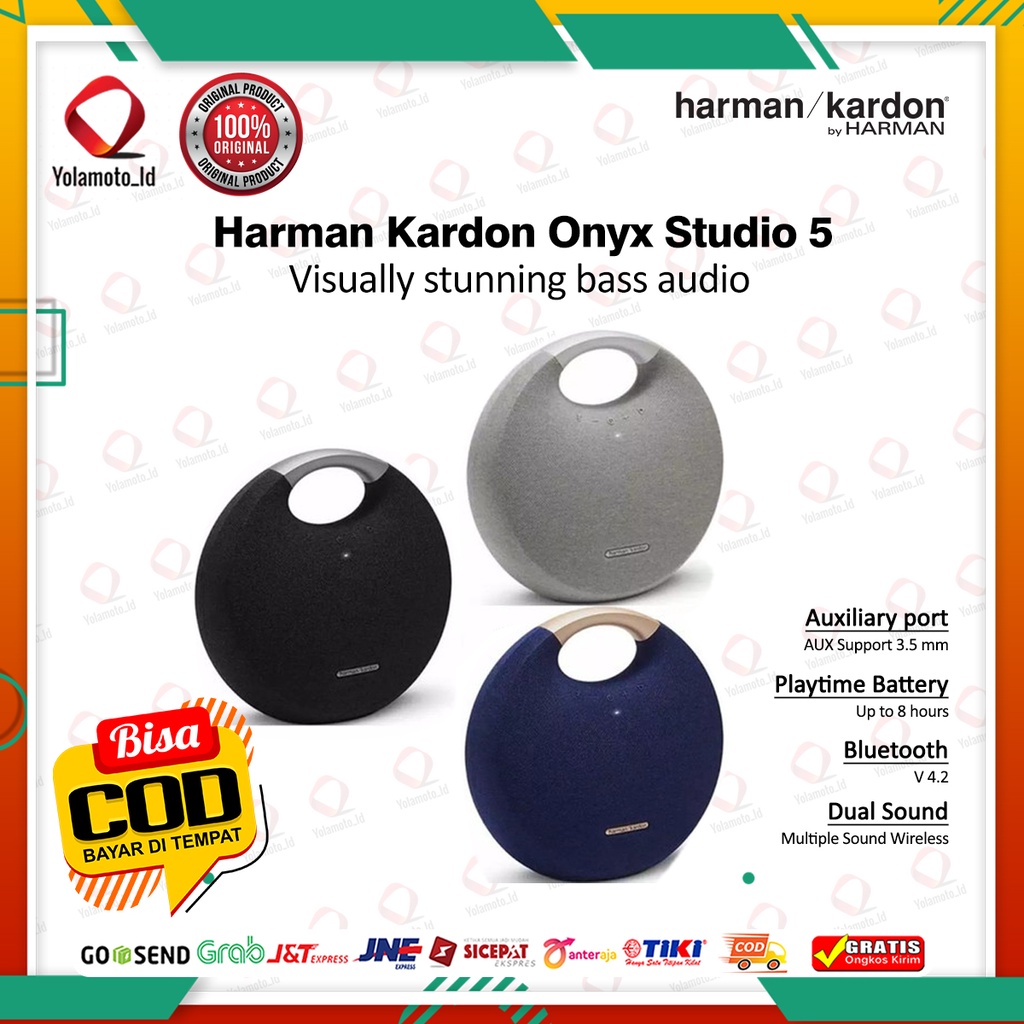 Harman Kardon Onyx Studio 5 Speaker Bluetooth Original