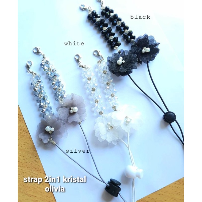 strap masker premium strap masker 2in1 / Strap masker kristal 2 in 1 / kalung masker kristal 2 in 1