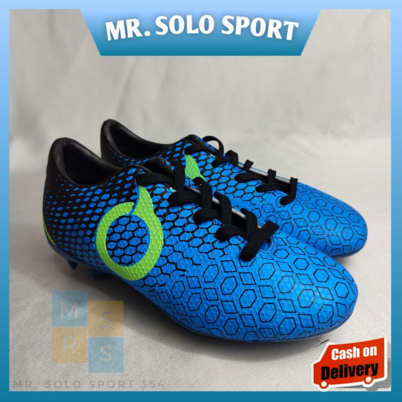 Ortusight Sepatu Bola Anak Warna Biru Kombinasi Hijau - Sepatu Anak Ortusight