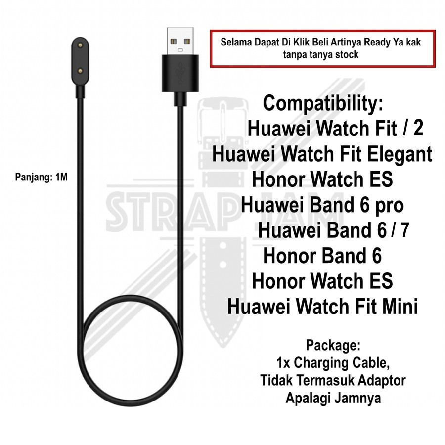 Cable Kabel Charging Magnetic Khusus Untuk Huawei Watch Fit  / 2 / Honor Band 6