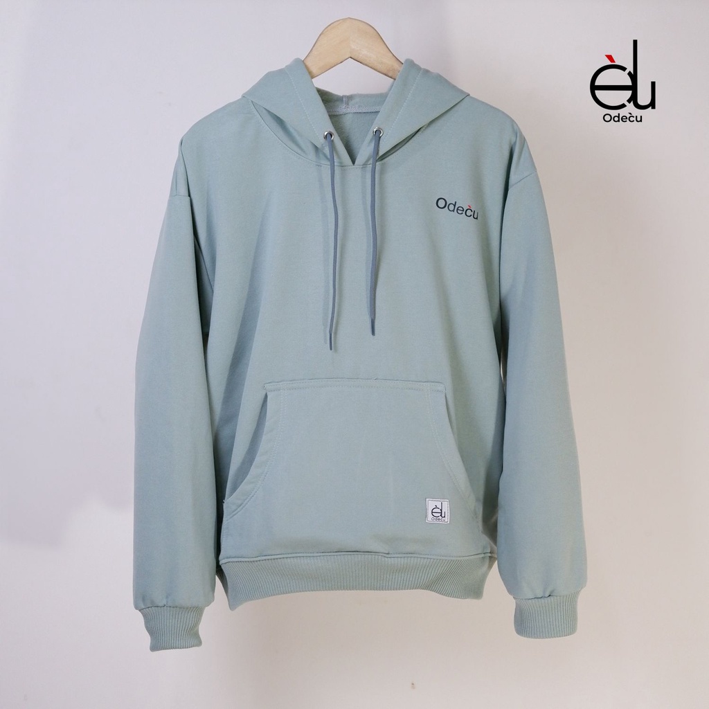 ODECU HOODIE SAGE GREEN SWEATER OVERSIZE WANITA PRIA