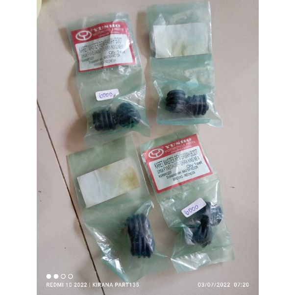 Karet Master rem bawah rx king