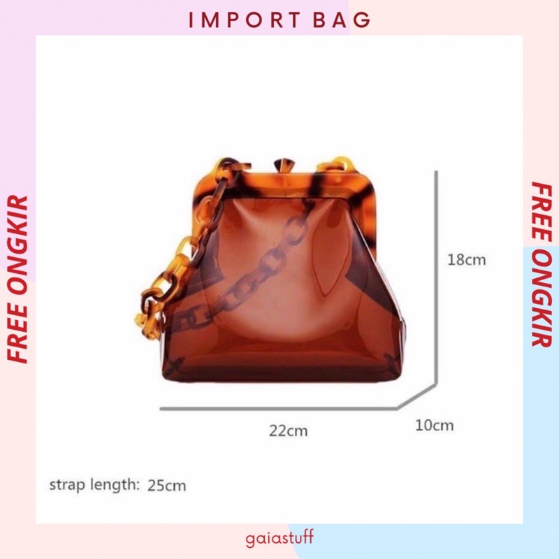 

Topshop Acrylic Bag Transparan