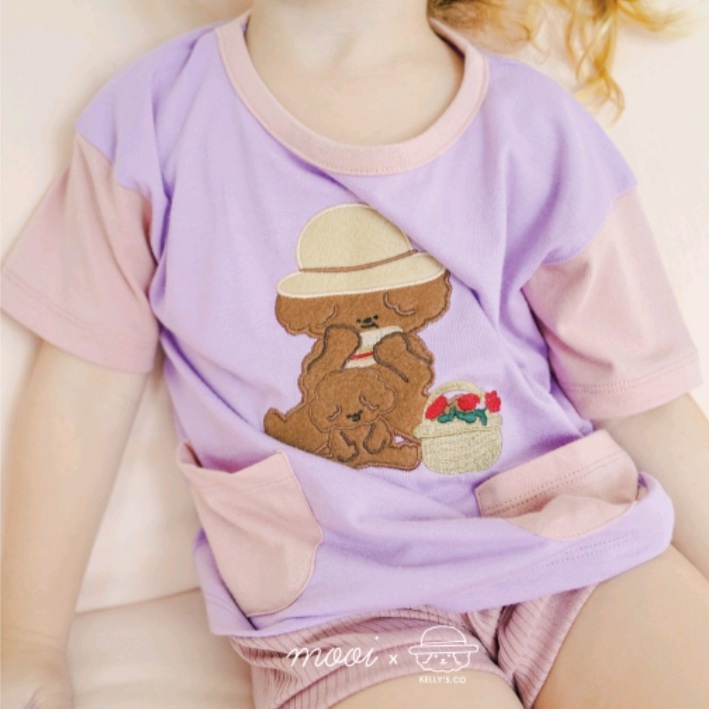 Mooi x Kellysco Twin Pocket Tee 1-5 tahun Anak dan Ibu ( Mom / Wanita ) CBKS