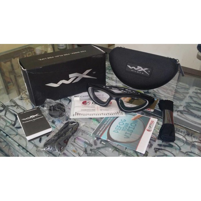 Wiley X blink dgn lensa essilor optifog airwear / lensa clear