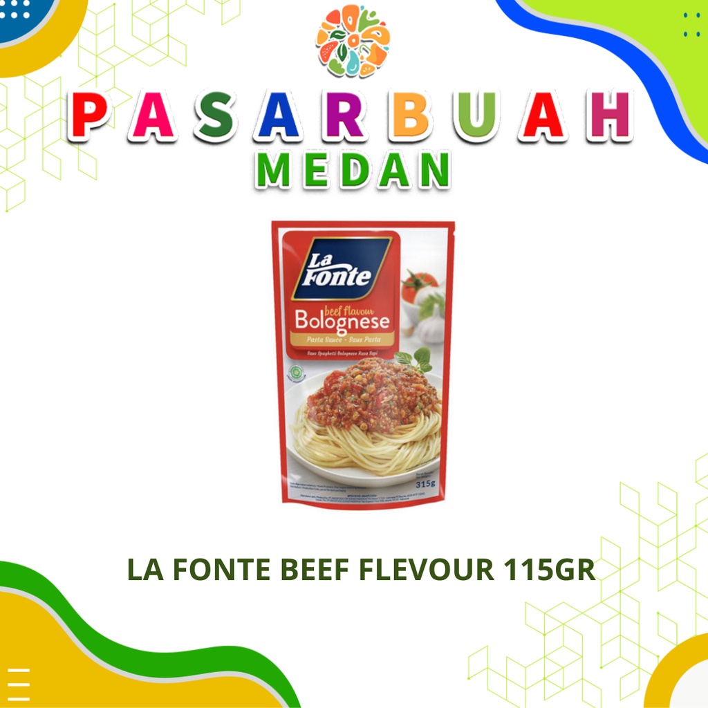 

Distributor LA FONTE BEEF FLAVOUR BOLOGNESE 315 GRAM Pasar Buah Medan