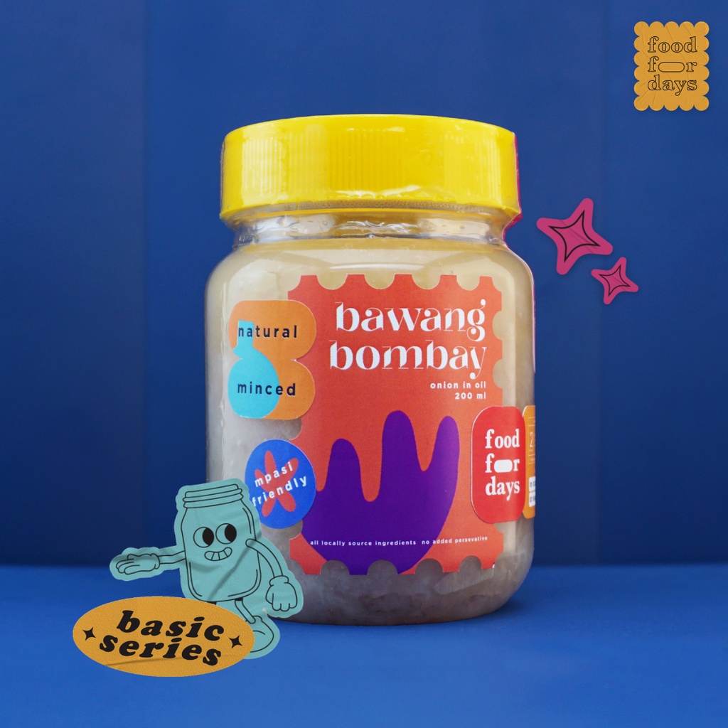 

Bacem Bawang Bombay Cincang / Minced Onion in Oil / Bumbu MPASI Premium