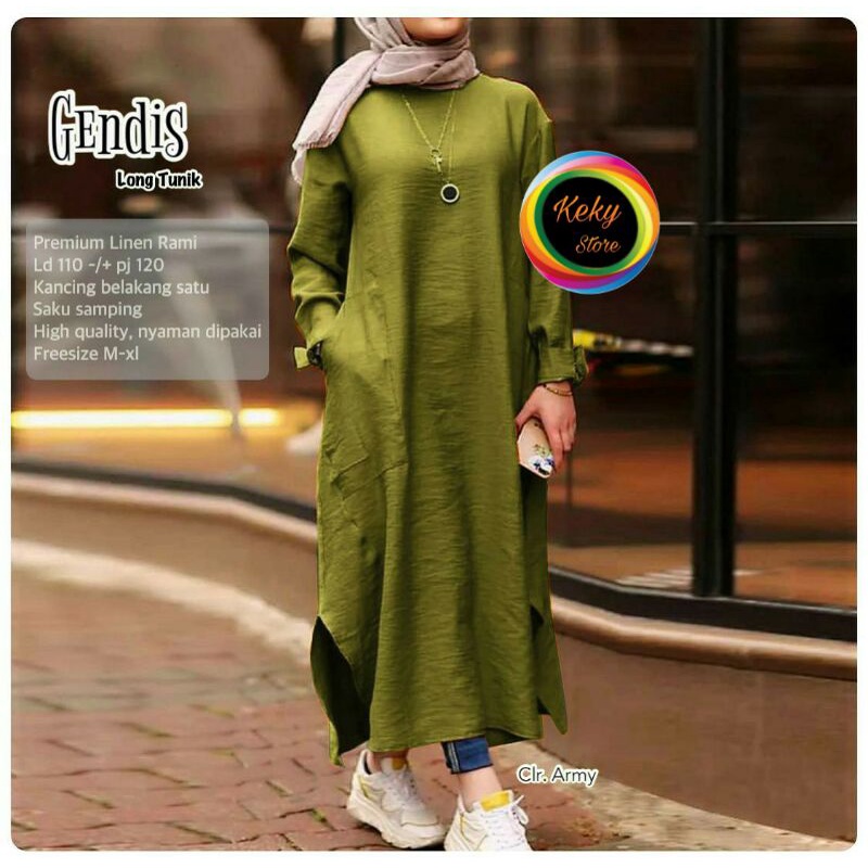 Gendhis Long Tunik by Keky Store