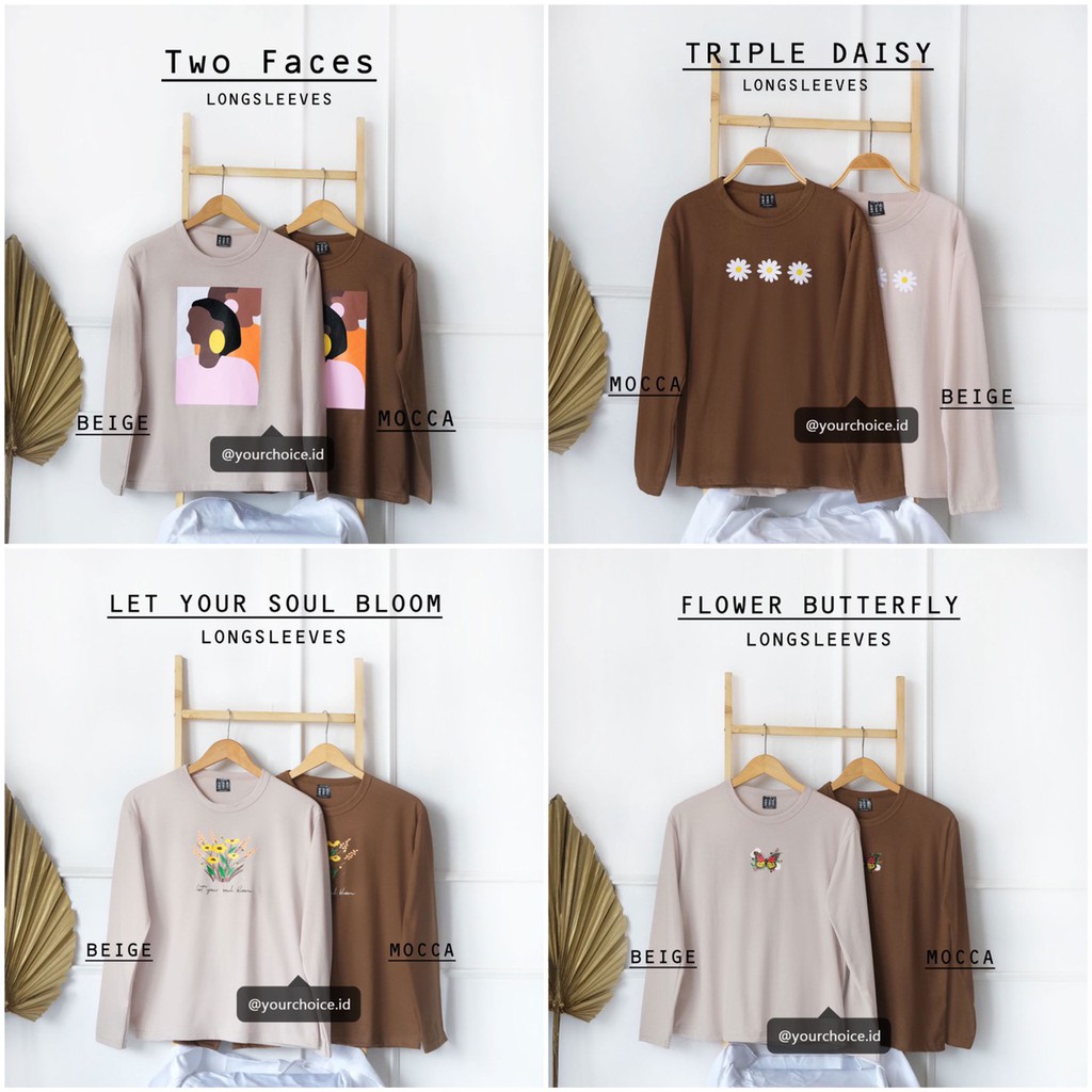 Harga Kaos Wanita Panjang Terbaik Atasan Pakaian Wanita Mei 2021 Shopee Indonesia