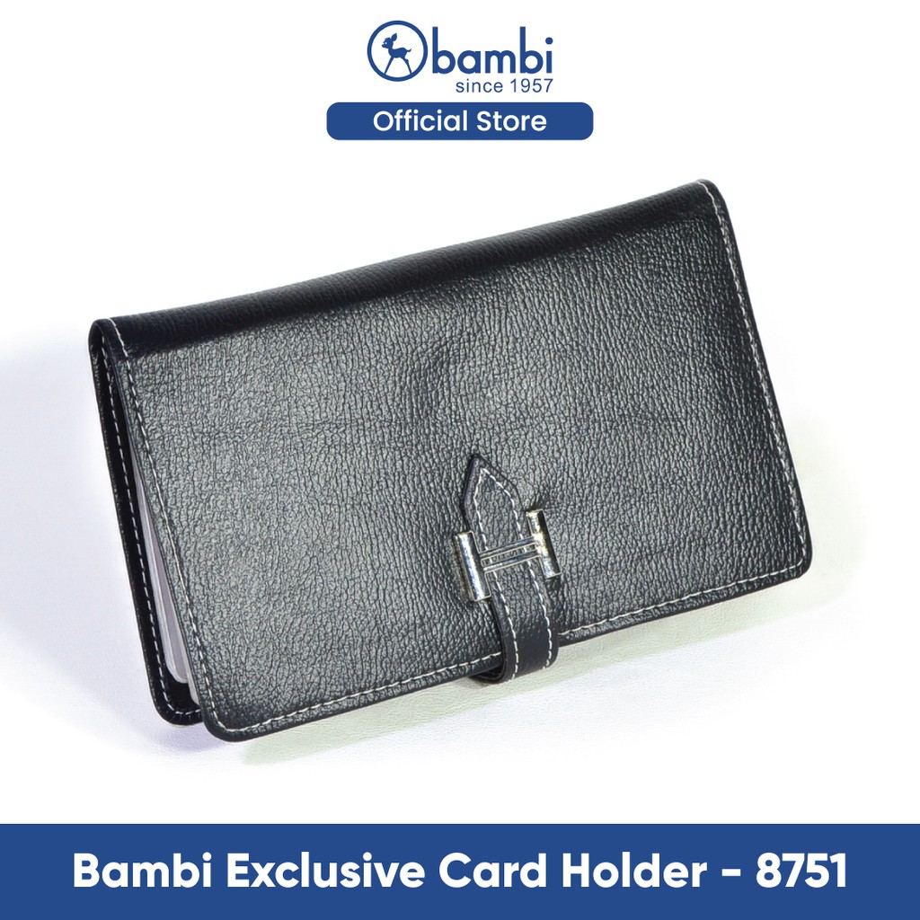 

Bambi Card Holder Exclusive Leather Series 78 Card Pouch Original