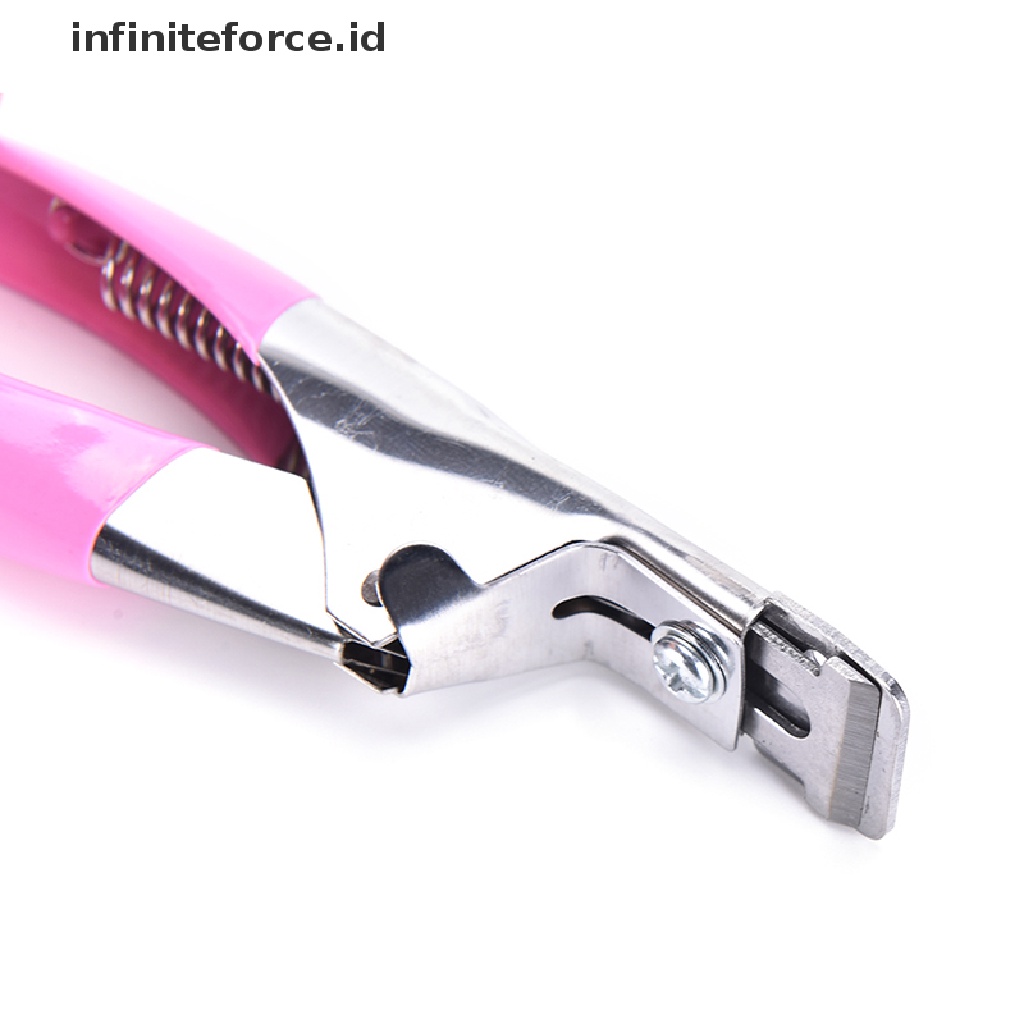 (infiniteforce.id) Gunting Kuku Palsu Akrilik UV Gel Untuk Manicure