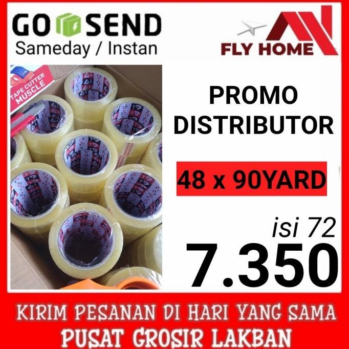 

Lakban Bening 90 Yard 2Inci 48Mm - 1 Dus Promo Gila | Plakban | Solasi Terbaru