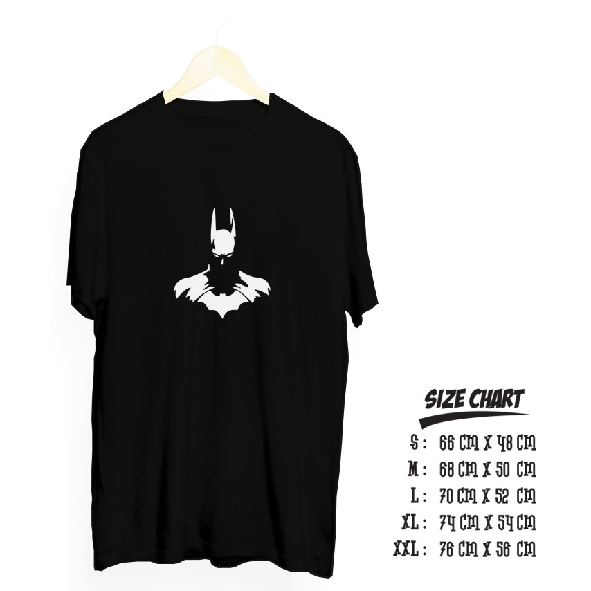 Kaos distro batman cotton 30s 7 varian warna