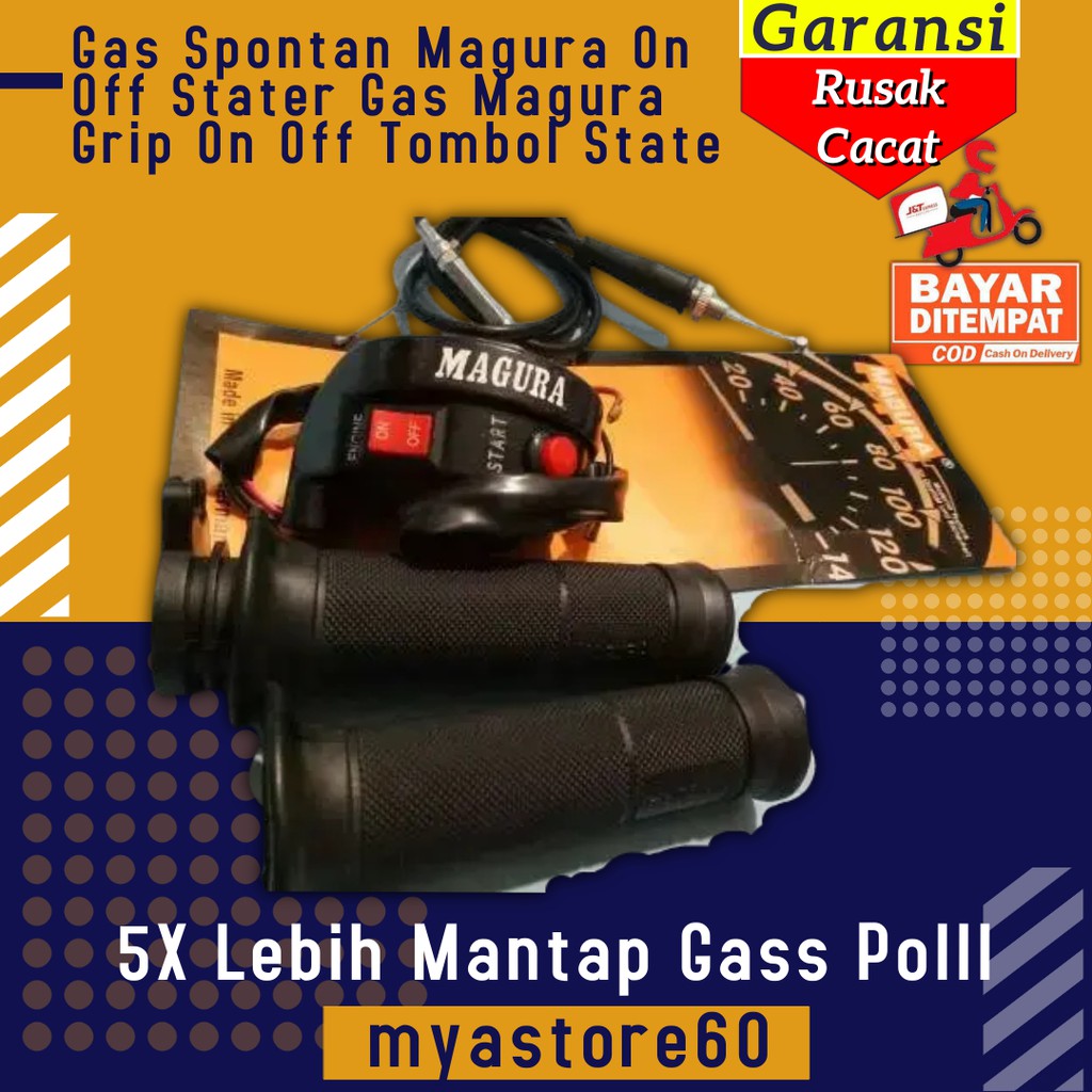 Gas Spontan Magura On Off Stater Gas Magura Grip On Off Tombol State Universal Semua Motor