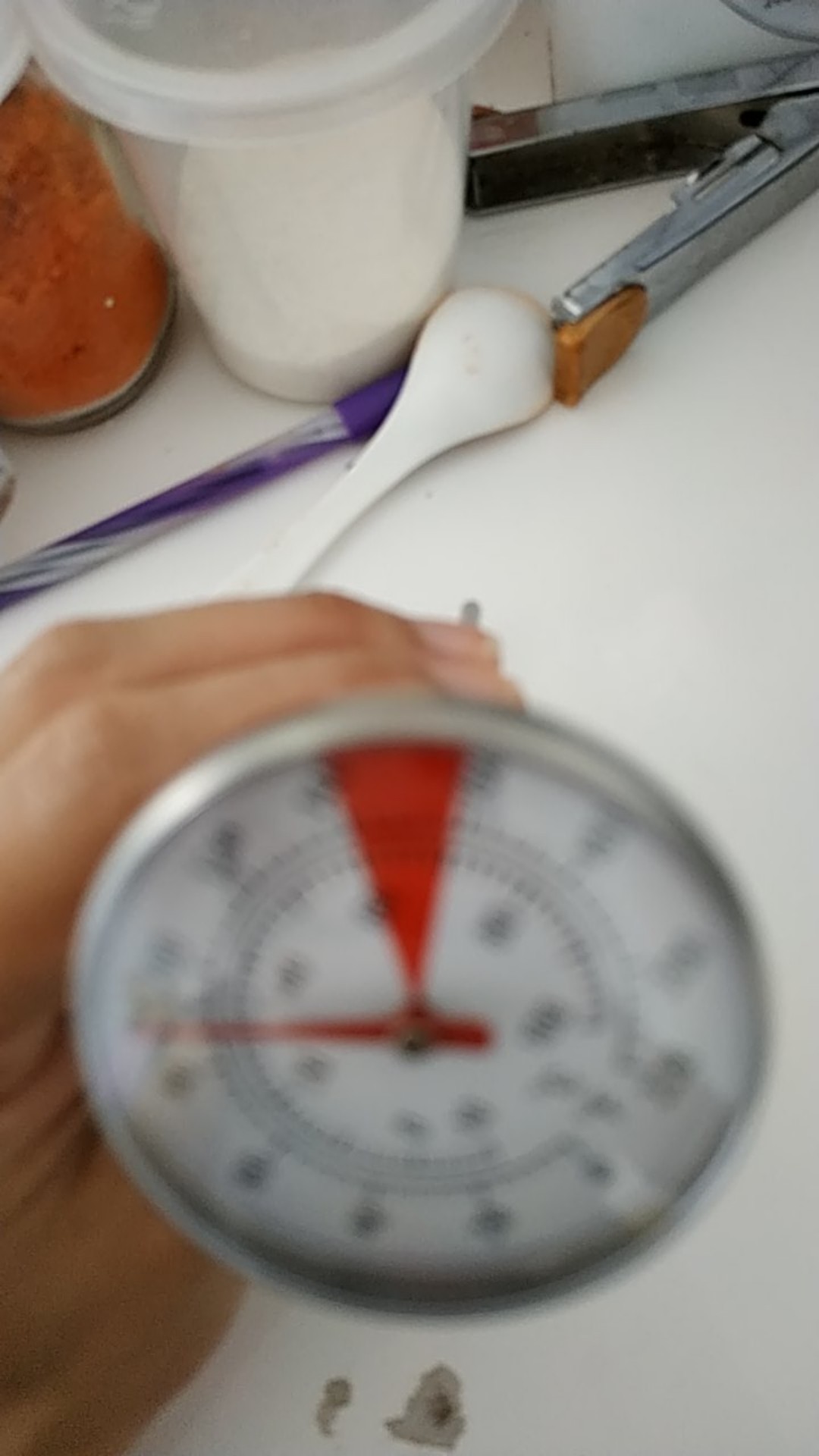 Supb Termometer Masak Bahan Stainless Steel 100 ° C Untuk Oven / Bbq / Susu / Makanan