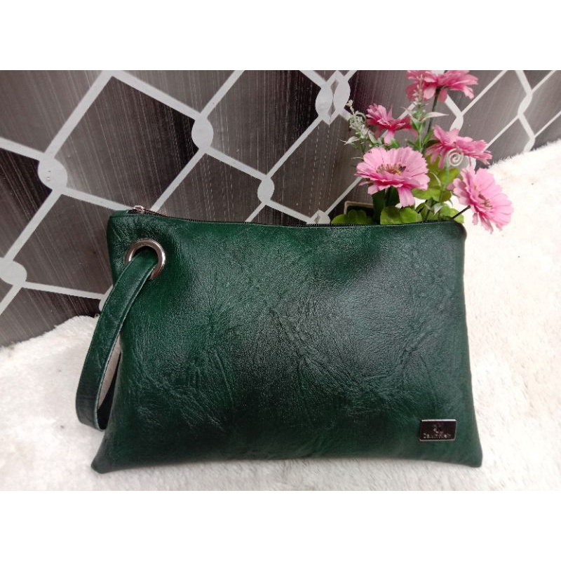 Grosir Korean ClutchBag wanita ring big size 30x20cm/clutch ring/dompet ring 30x20cm