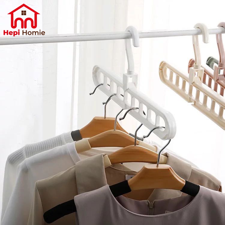 [HH] MAGIC HANGER 9 IN 1 / GANTUNGAN BAJU SERBAGUNA MULTIFUNGSI ORGANIZER FOLDABLE JEMURAN LAUNDRY