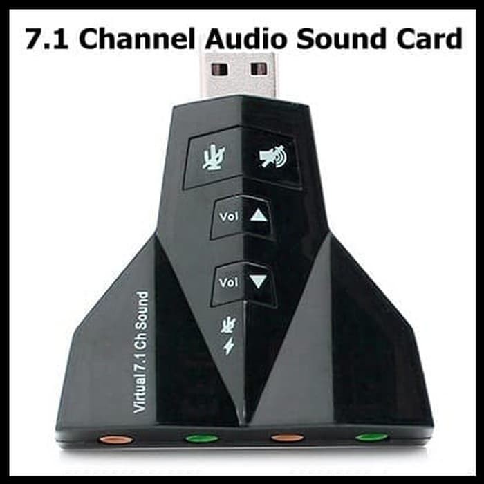 USB Virtual 7.1 Channel Audio Sound Card Adapter with China Chipset