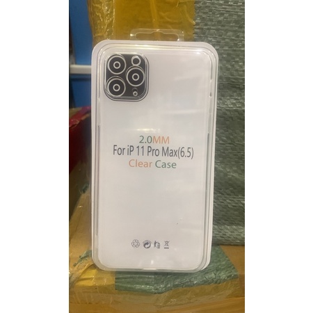 CASING CLEAR CASE 2.0MM BENING IMPACT ANTI KUNING IPHONE 11 PRO MAX - CLEAR