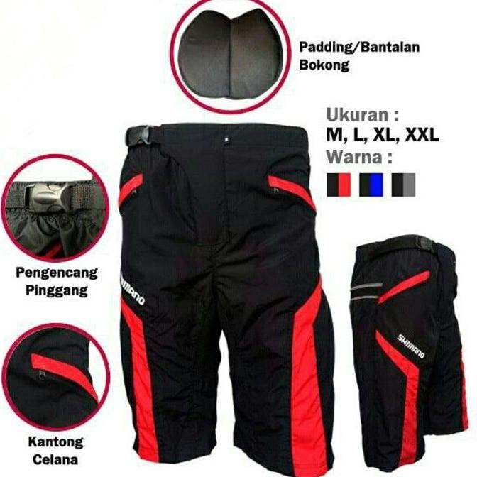 CELANA SEPEDA GUNUNG MTB HITAM MERAH PALING MURAH