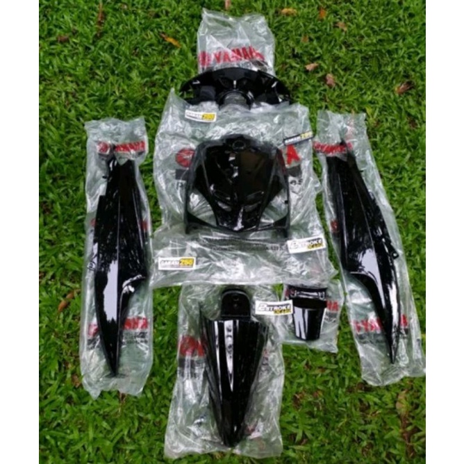 cover body set mio sporty hitam original 2004-2008 body set mio sporty mio lama original yamaha