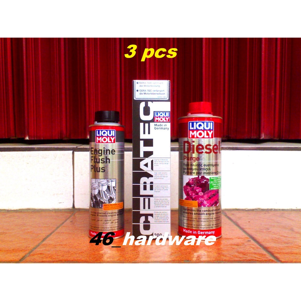 Jual LIQUI MOLY Engine Flush Plus 8374 300ml & LM CERATEC LM DIESEL PURGE 46_hardware Shopee