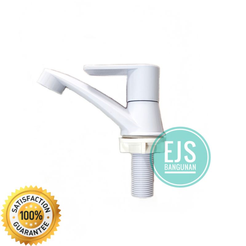 Kran Wastafel Plastik Ifos / Kran Wastafel PVC / Keran Air Wastafel