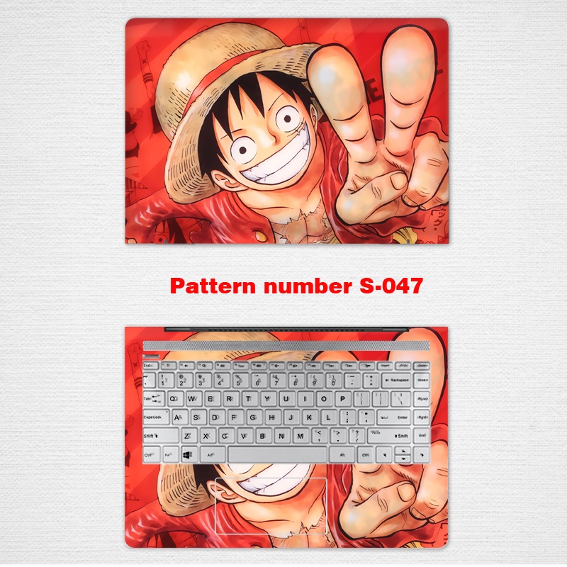 2pcs Stiker Pelindung Laptop one Piece 12 13 14 15.6 Inch Lenovo Ideapad 320-14 G40 Ldeapad 330 S145