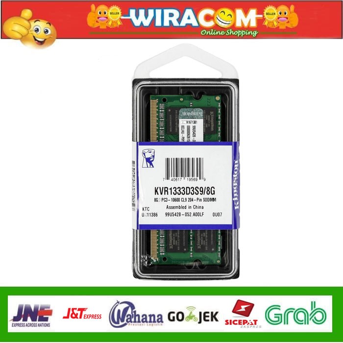 RAM LAPTOP DDR3L 2GB / 4GB / 8GB PC10600/1333Mhz PC12800/1600Mhz SODIMM KINGSTON SAMSUNG HYNIX