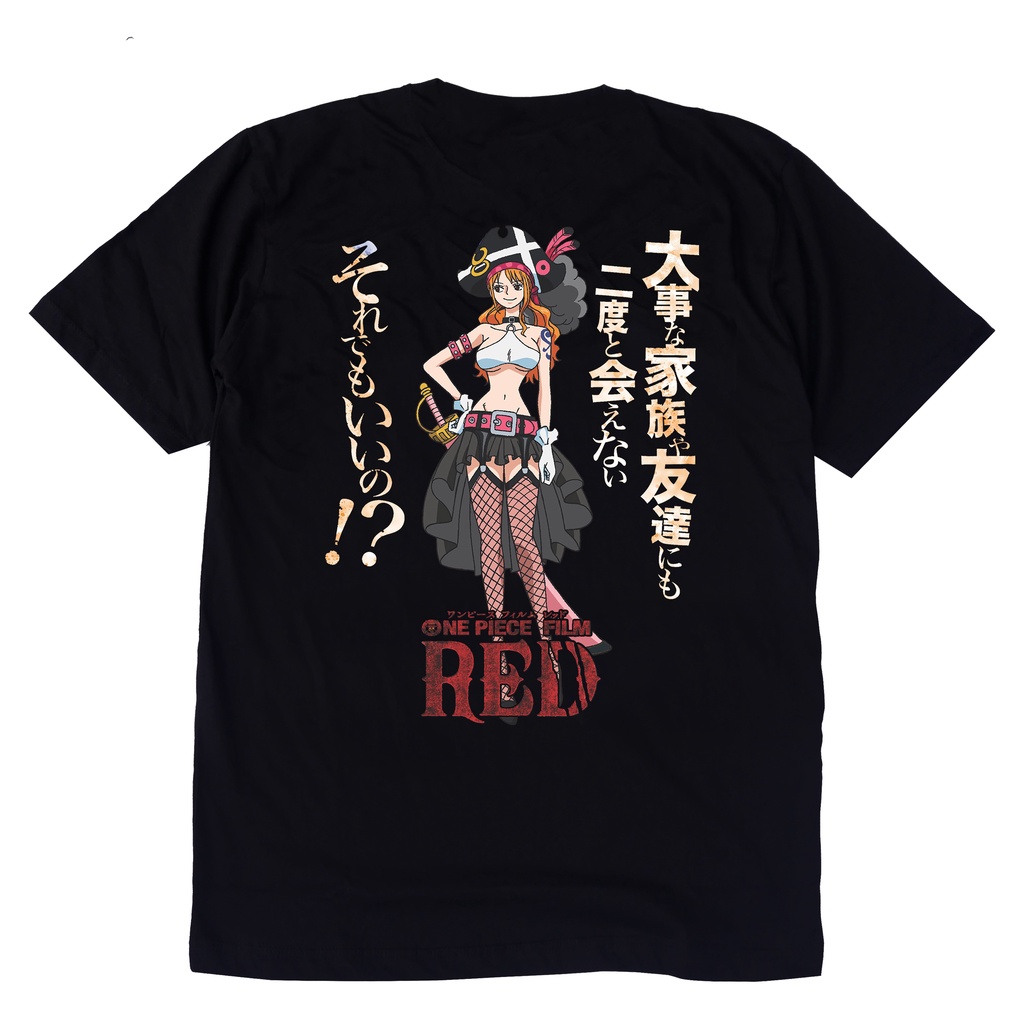 TSHIRT ONE PIECE RED NAMI EDITION