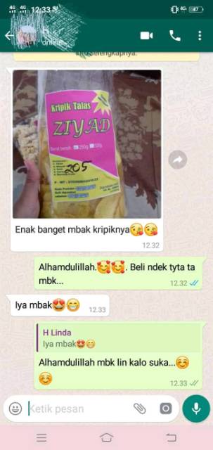 

Keripik talas ZIYAD