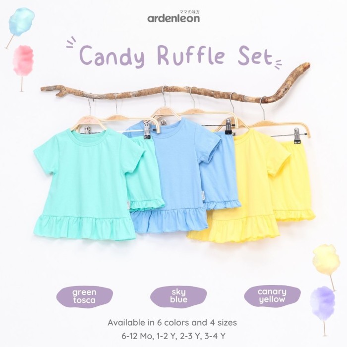 Makassar ! Candy Ruffle Set ARDENLEON