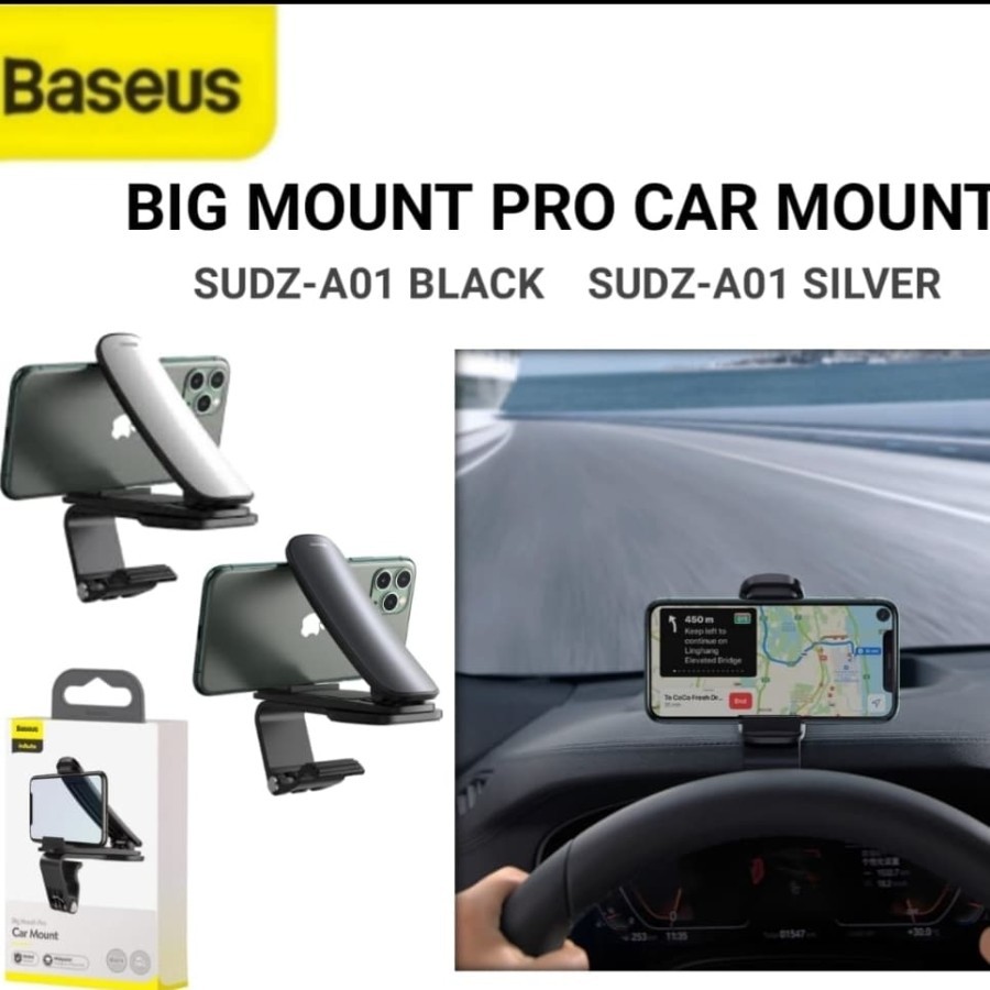 BASEUS BIG MOUTH PRO CAR MOUNT PHONE HOLDER Baseus CLIP HP DASHBOARD