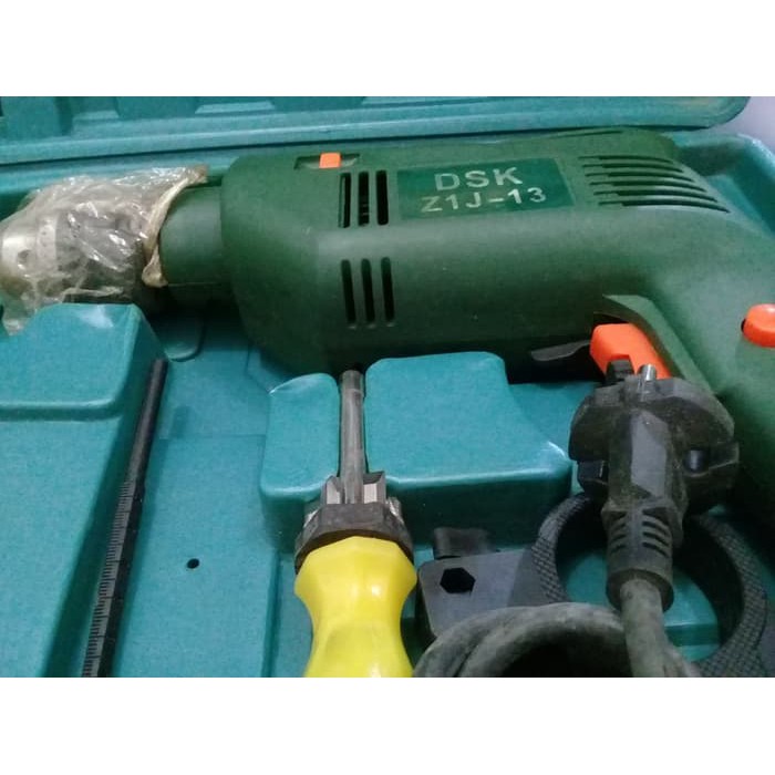 Unik MESIN BOR LISTRIK KOMPLIT PAKET BOR LISTRIK 1 SET 13 mm 500 W Murah