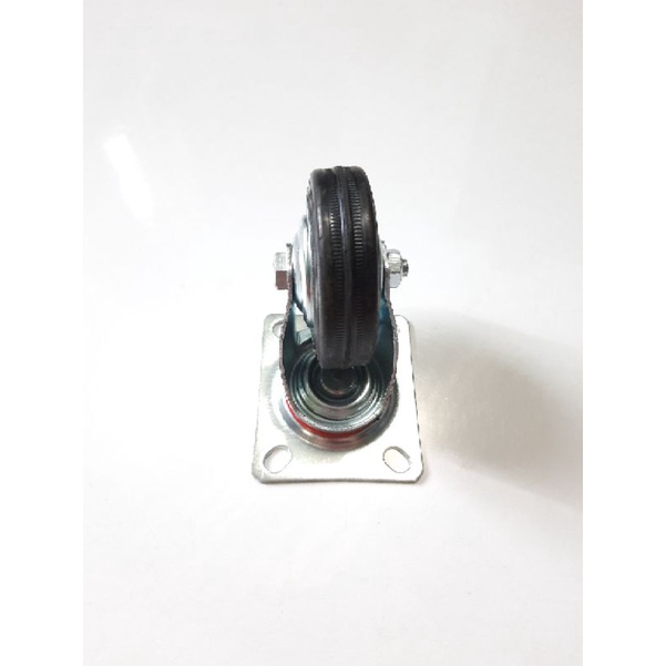 Roda Trolley 6 inch Hidup / Roda Karet Etalase Gerobak (G729)