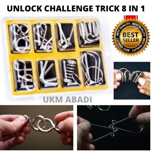 Trick Unlock Challenge 8 In 1 Teka Teki Buka Gembok Puzzle   111124