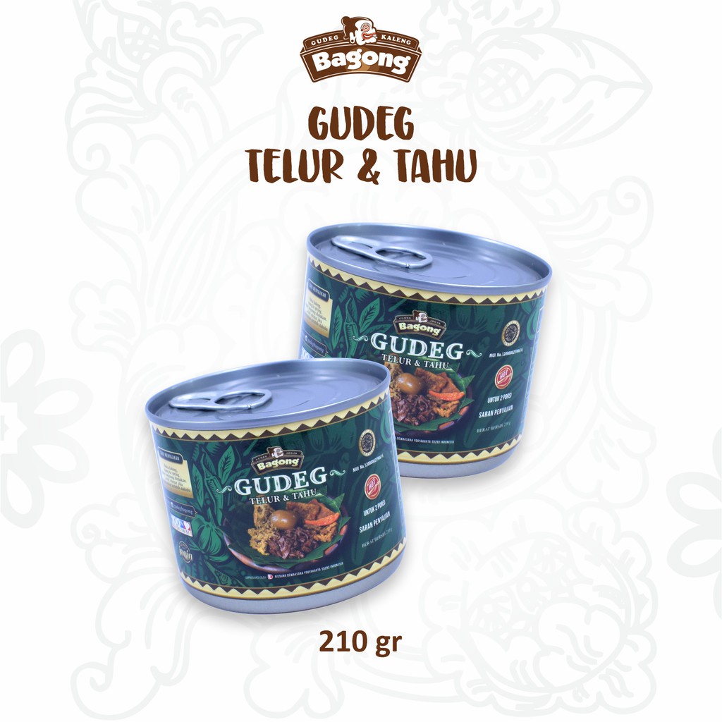 

Gudeg Bagong TELUR DAN TAHU 210 gram Free Bubble Wrap Gratis Packing Kardus Kaleng Makanan Khas Yogyakarta Turun-Temurun Kalengan Instant Instan Masak Oleh Asli Widjilan Yu Djum Wijilan Yogya Indonesia Dus Paking