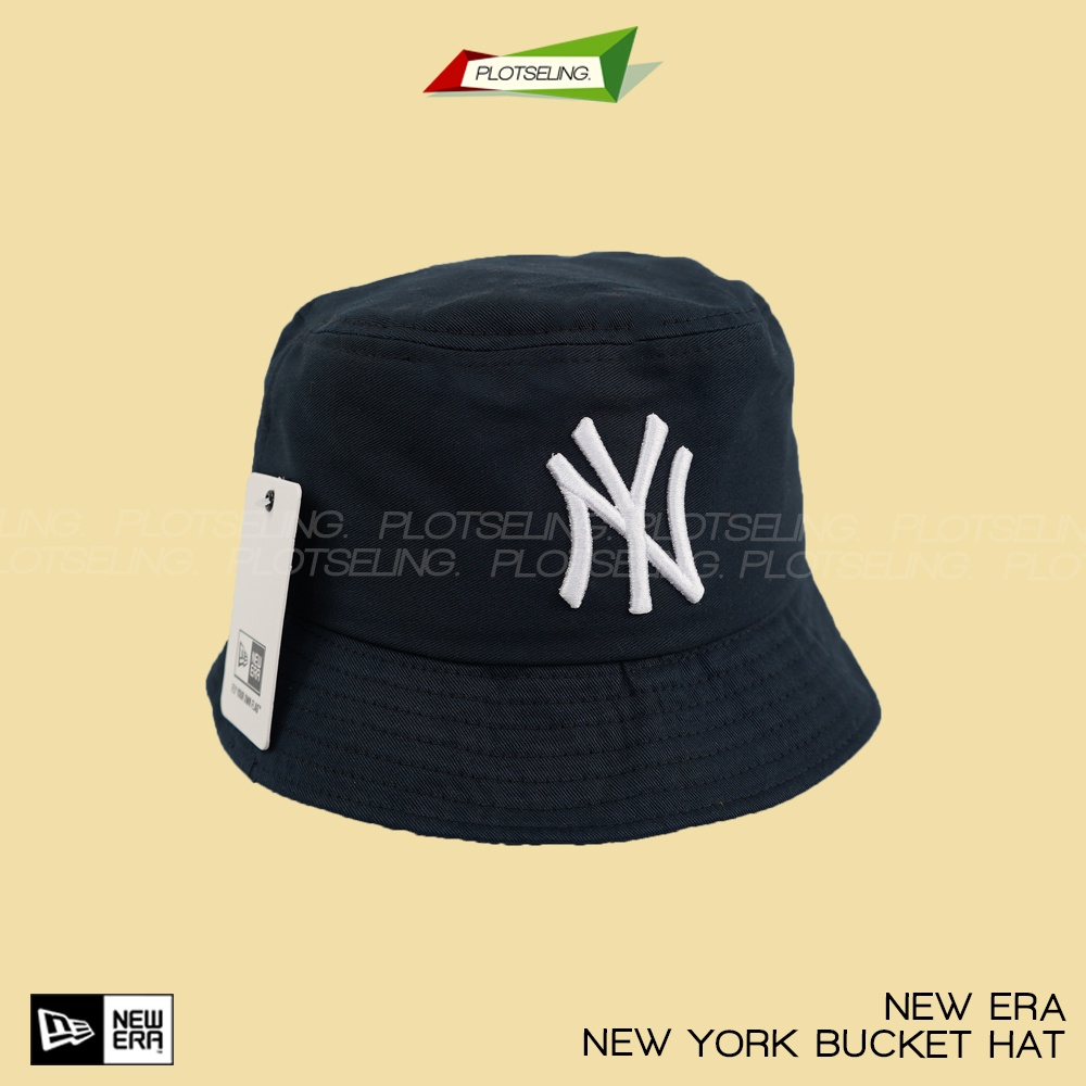 Topi BUCKET NY Unisex New York Hat Branded Original Grade Cream Coklat Hijau Hitam Merah Maroon Navy Putih Topi Pria Wanita Buket KPOP Selebgram Influencer Hijab Tidak Bolak Balik