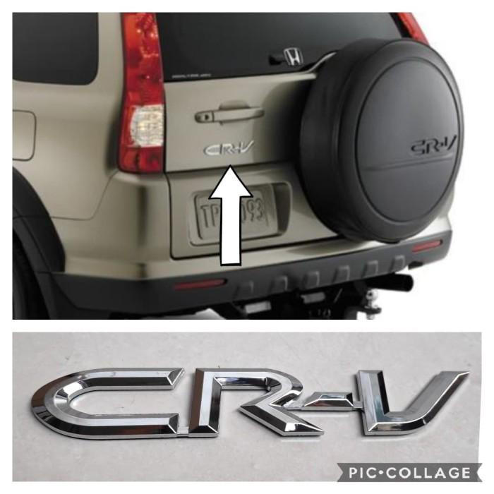 Emblem Cr-V Crv Bagasi Belakang Honda Crv Gen 2 Tahun 2002-2006