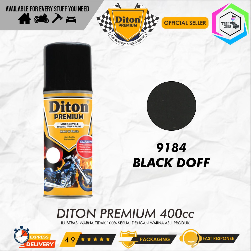 Diton PREMIUMM 9184 Black Doff Cat Semprott